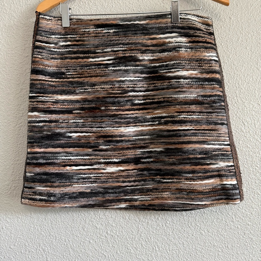 Sabine Textured Mini Skirt with Sequins Size‎ Large  NWT